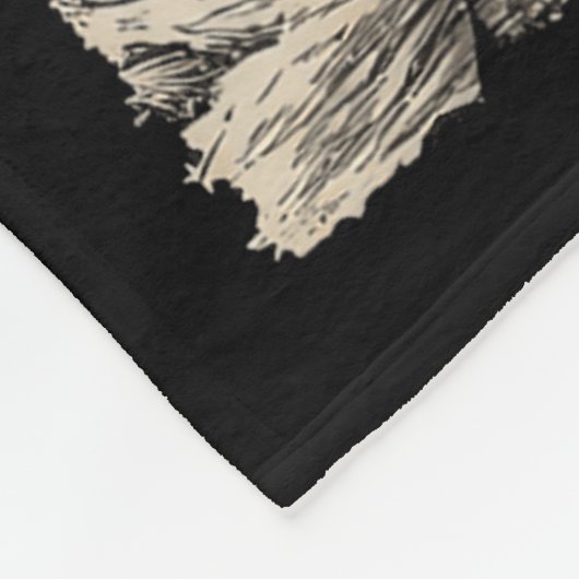 Greetings From Ss Vom Krampus Festive Horror Chris Fleece Deken (Hoek)