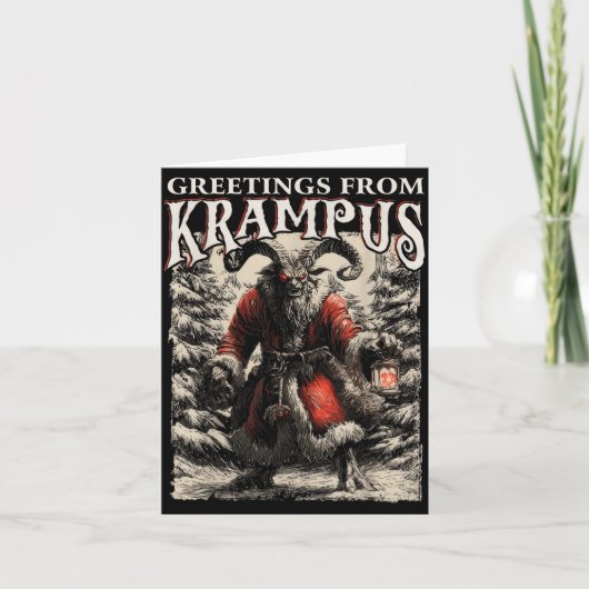 Greetings From Ss Vom Krampus Festive Horror Chris Kaart (Voorkant)