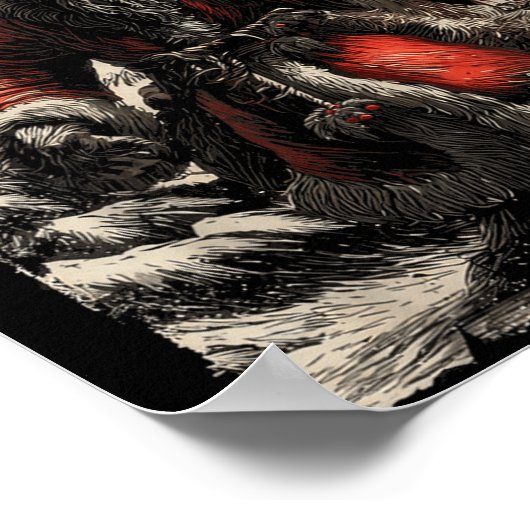 Greetings From Ss Vom Krampus Festive Horror Chris Poster (Hoek)