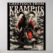 Greetings From Ss Vom Krampus Festive Horror Chris Poster (Voorkant)