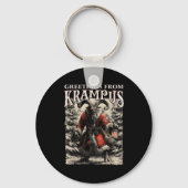 Greetings From Ss Vom Krampus Festive Horror Chris Sleutelhanger (Voorkant)