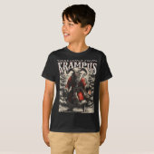 Greetings From Ss Vom Krampus Festive Horror Chris T-shirt (Voorkant volledig)