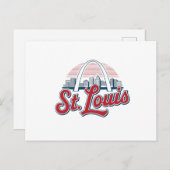 Greetings from St. Louis, Gateway Arch Travel Briefkaart (Voorkant / Achterkant)