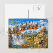 Greetings From State Postcard  Briefkaart (Voorkant / Achterkant)