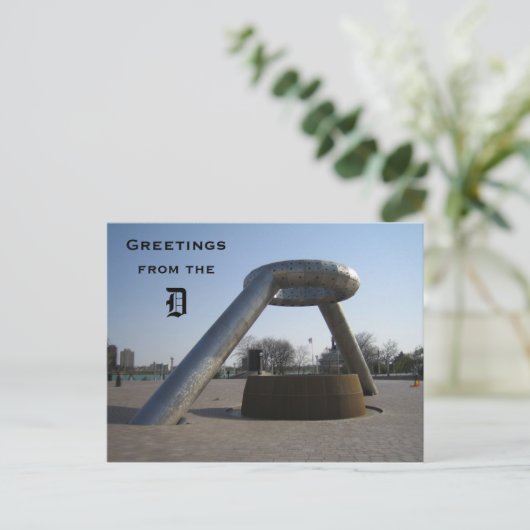 Greetings from the D Briefkaart (Staand voorkant)