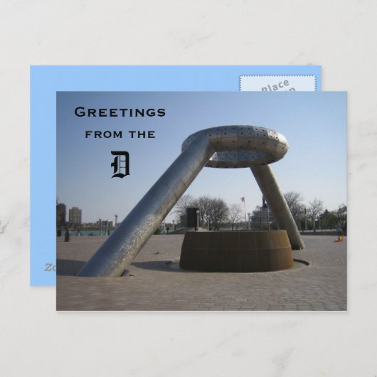 Greetings from the D Briefkaart (Voorkant / Achterkant)