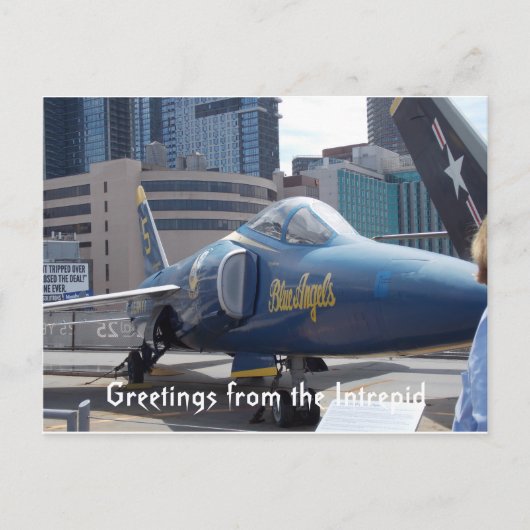 Greetings from the Intrepid postcard 1 Briefkaart (Voorkant)