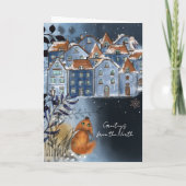 Greetings from the North I Nordic Village Feestdagen Kaart (Achterkant)