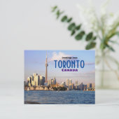 Greetings from Toronto Canada Scenic Postcard Briefkaart (Staand voorkant)