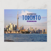 Greetings from Toronto Canada Scenic Postcard Briefkaart (Voorkant)