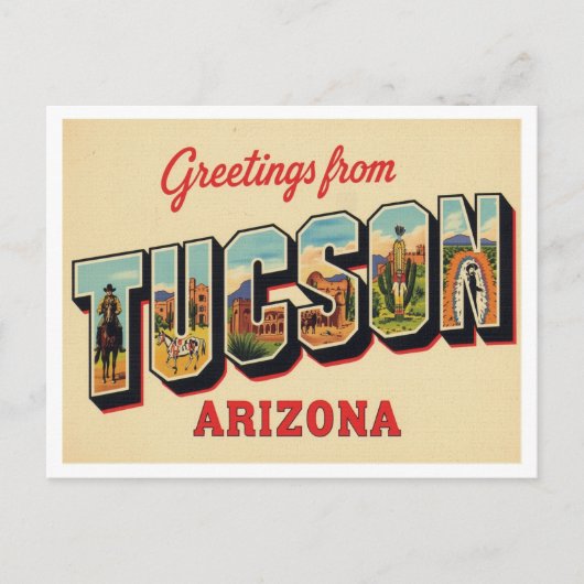 Greetings from Tucson AZ Briefkaart (Voorkant)