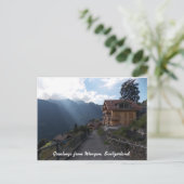 Greetings from Wengen Switzerland 1 Briefkaart (Staand voorkant)