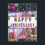 Greetings: HappyANNIVERSARY Happy Anniversary Briefkaart<br><div class="desc">Greetings: HappyANNIVERSARY Happy Anniversary</div>