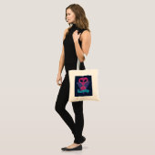 Greetings Humans Alien Tote Bag (Voorkant (model))