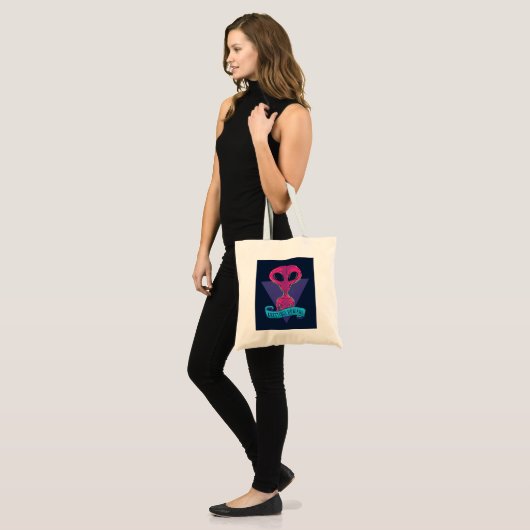 Greetings Humans Alien Tote Bag (Voorkant (model))