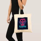 Greetings Humans Alien Tote Bag (Voorkant (product))