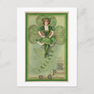 Greetings in Ierland St Patrick's Day -  Briefkaart