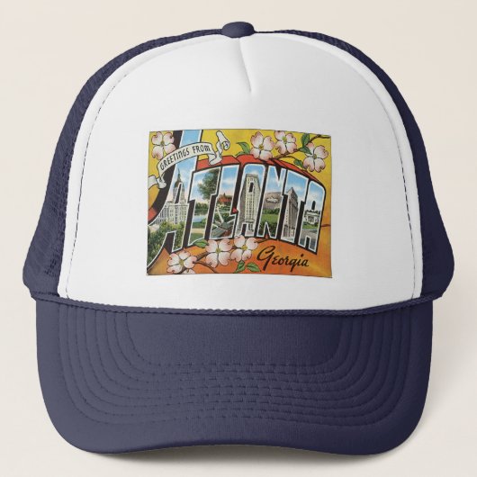Greetings of Atlanta Trucker Hat Pet (Voorkant)