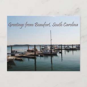 Greetings of Beaufort, SC Briefkaart