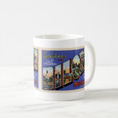 Greetings of Biloxi MS Coffee Briefkaart Mok (Voorkant rechts)