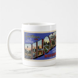 Greetings of Biloxi MS Coffee Briefkaart Mok