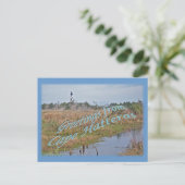 Greetings of Cape Hatteras OBX Briefkaart (Staand voorkant)