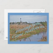 Greetings of Cape Hatteras OBX Briefkaart (Voorkant / Achterkant)