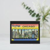 Greetings of Chicago Illinois Briefkaart (Staand voorkant)