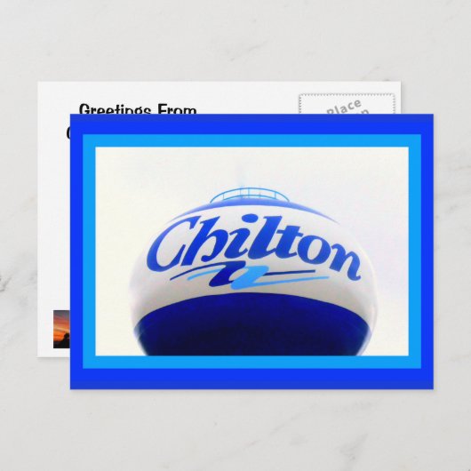 Greetings of Chilton Wisconsin Briefkaart (Voorkant / Achterkant)