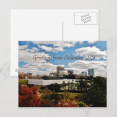 Greetings of Columbia, SC Briefkaart (Voorkant / Achterkant)