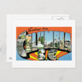 Greetings of Columbia, SC Briefkaart (Voorkant / Achterkant)