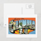 Greetings of Columbia, SC Briefkaart (Voorkant / Achterkant)