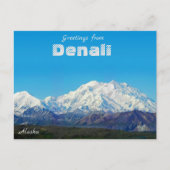 Greetings of Denali Alaska Post Card Schilderachti Briefkaart (Voorkant)