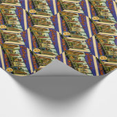 Greetings of Detroit Michigan  Post Card Cadeaupapier (Hoek)