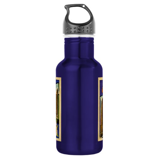 Greetings of Detroit Michigan Post Card Waterfles (Achterkant)