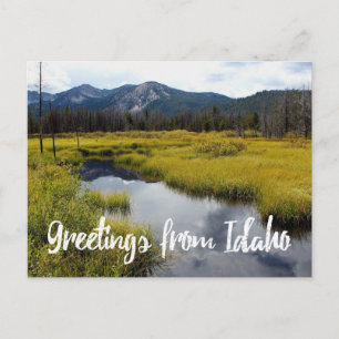 Greetings of Idaho Schilderachtig Photo Briefkaart