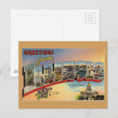 Greetings of Illinois Briefkaart (Voorkant / Achterkant)