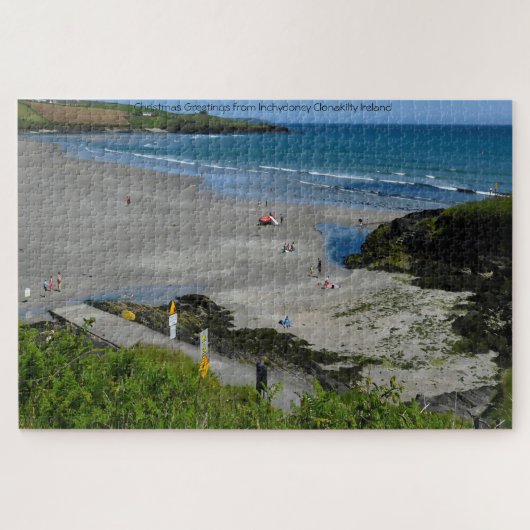 Greetings of Inchydoney Clonakilty Ireland Jigsa Legpuzzel (Horizontaal)
