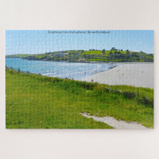 Greetings of Inchydoney Clonakilty Ireland Jigsa Legpuzzel (Horizontaal)