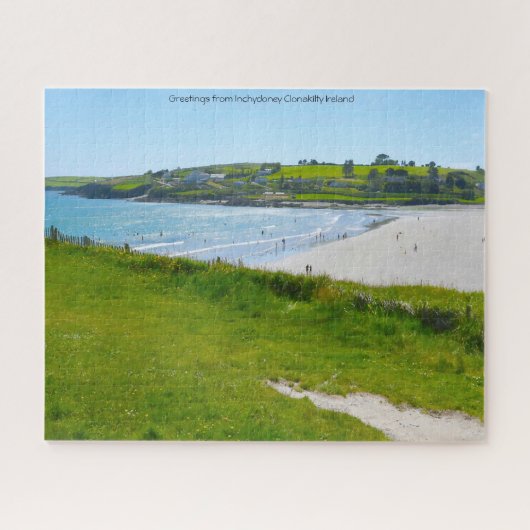 Greetings of Inchydoney Clonakilty Ireland Jigsa Legpuzzel (Horizontaal)