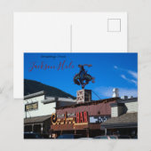 Greetings of Jackson Hole, WY Post Card Briefkaart (Voorkant / Achterkant)