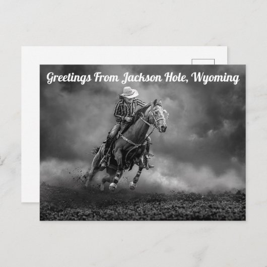 Greetings of Jackson Hole, Wyoming Briefkaart (Voorkant / Achterkant)