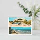 Greetings of Jacksonville Beach, Florida Travel Briefkaart (Staand voorkant)