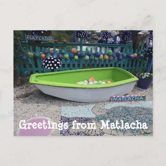 Greetings of Matlacha, Florida Colorful Briefkaart (Voorkant)