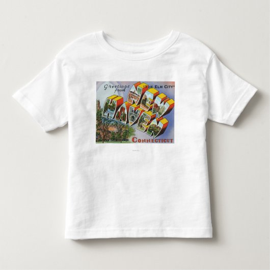 Greetings of New Haven, CT Kinder Shirts (Voorkant)