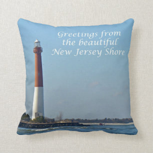 Greetings of New Jersey Shore - Barnegat Light Kussen