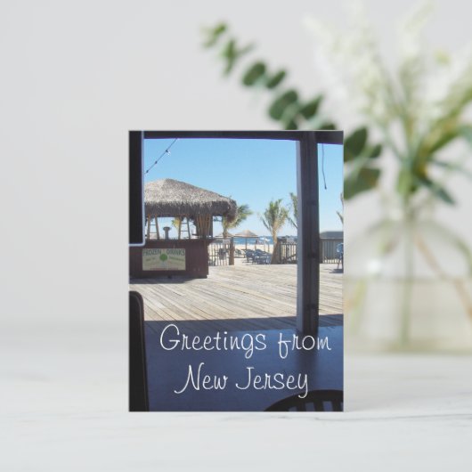 Greetings of NJ - Point Pleasant Beach Briefkaart (Staand voorkant)