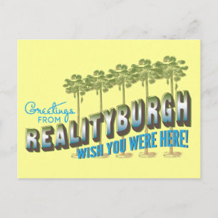 Greetings of Realityburgh - wou dat je hier was Briefkaart