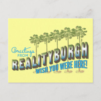 Greetings of Realityburgh - wou dat je hier was Briefkaart