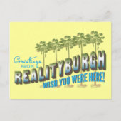Greetings of Realityburgh - wou dat je hier was Briefkaart (Voorkant)